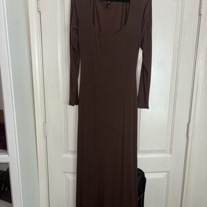 Skims Soft Lounge long sleeve dress
